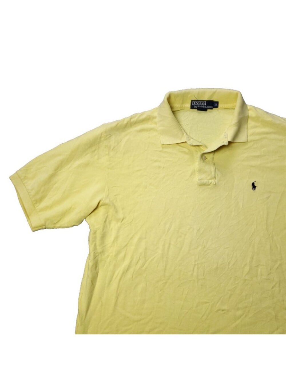 Polo Ralph Lauren Shirt Mens Size XL Extra Large Short Sleeve Yellow